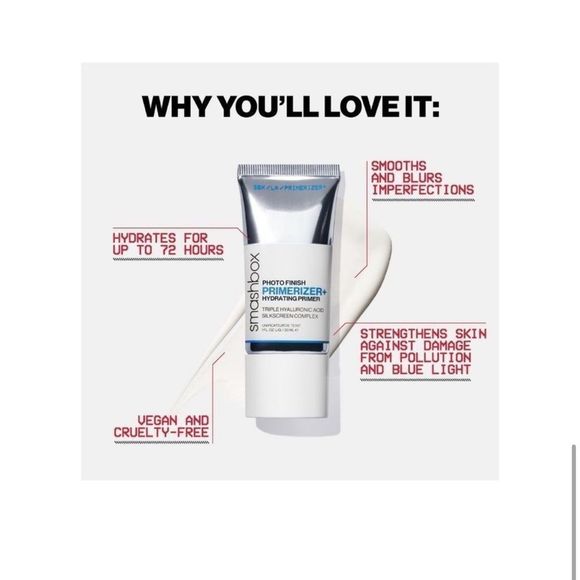$3βπβ Smashbox Photo Finish Primerizer NEW Hydrating Primer - Picture 4 of 12